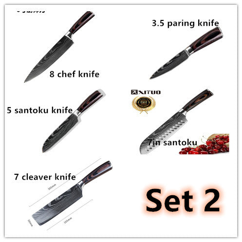 Special Set 6-piece Set 8-piece Set Knife Chef Knife Kitchen Knife Cooking