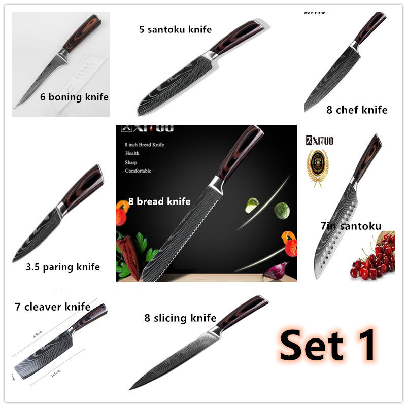 Special Set 6-piece Set 8-piece Set Knife Chef Knife Kitchen Knife Cooking