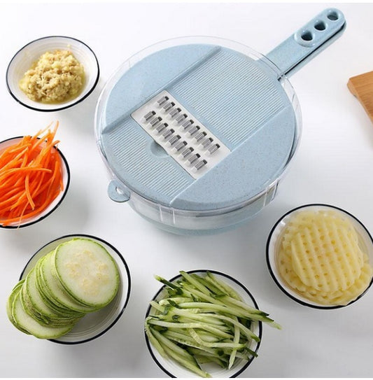 8 In 1 Mandoline Slicer With Strainer Vegetable Cutter Kitchen Accessories