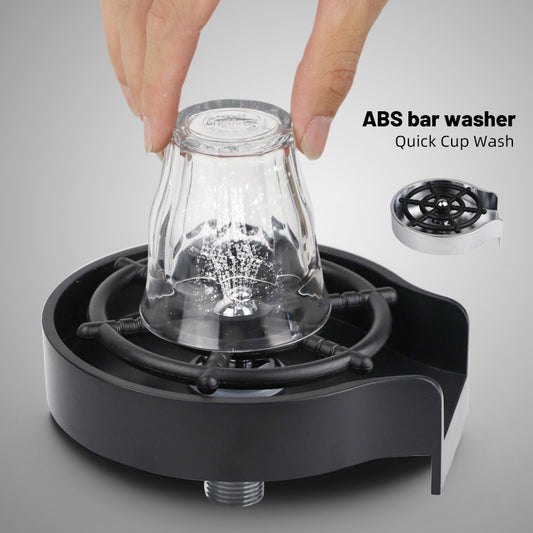 Bar Counter Cup Washer Sink High-pressure Spray Automatic.