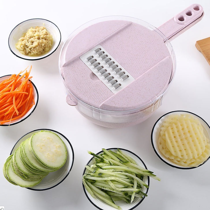 8 In 1 Mandoline Slicer With Strainer Vegetable Cutter Kitchen Accessories