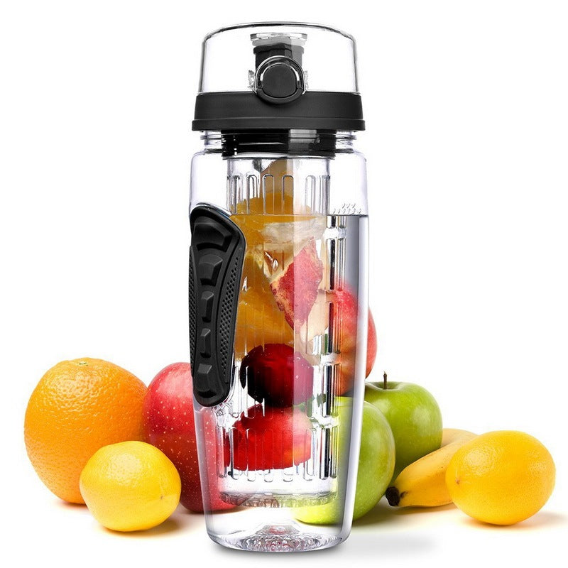 1000ml Water Fruit Bottle BPA Free Plastic Sport Fruit Infuser