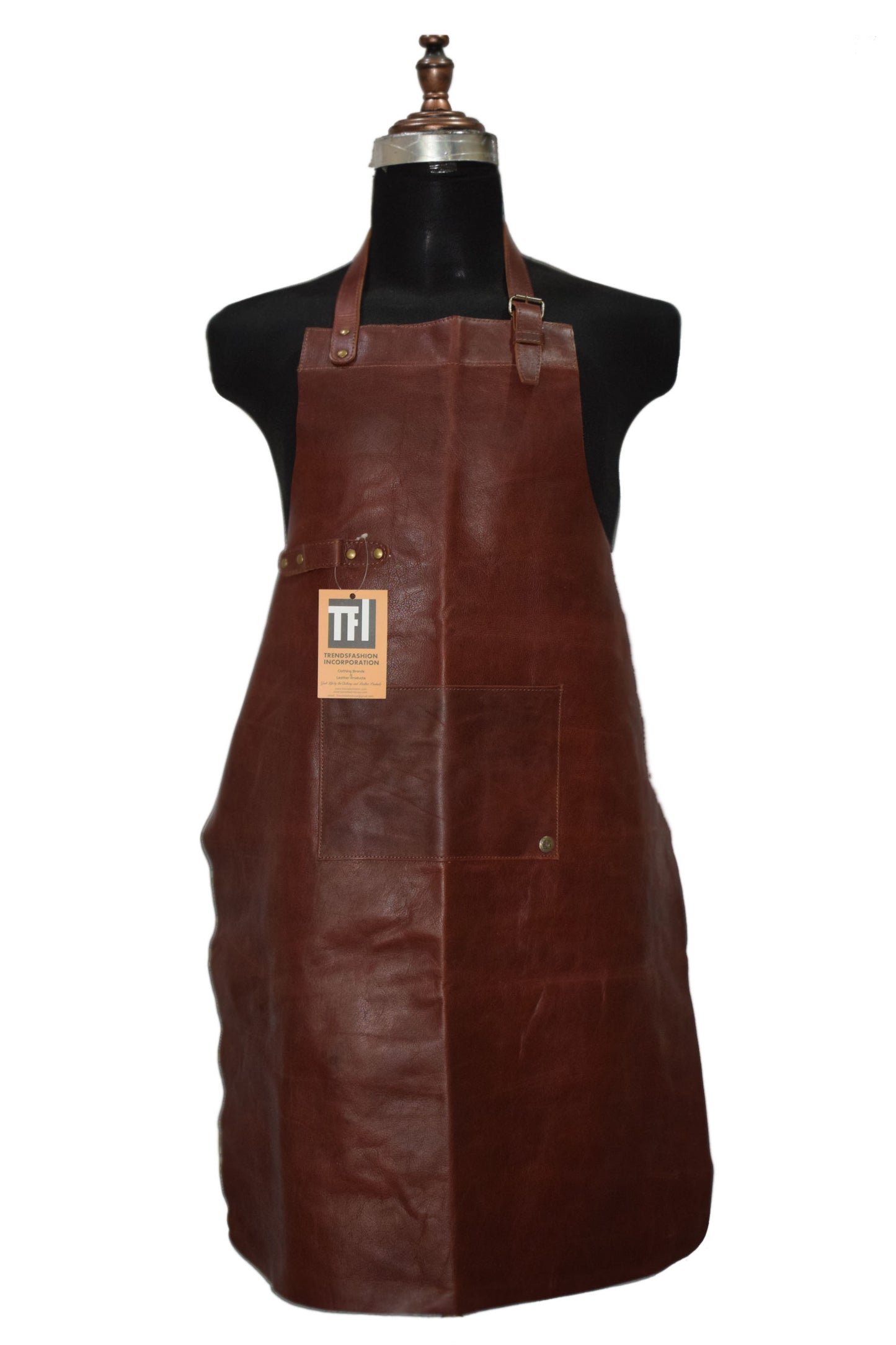 Brown Real Leather Apron Butcher Apron Cook Apron BBQ Apron Cooking Apron