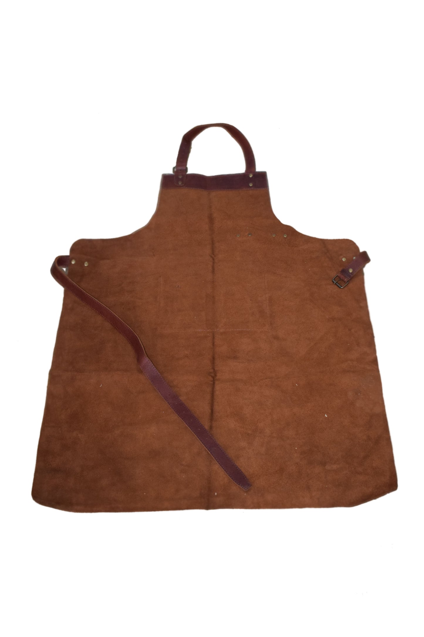 Brown Real Leather Apron Butcher Apron Cook Apron BBQ Apron Cooking Apron