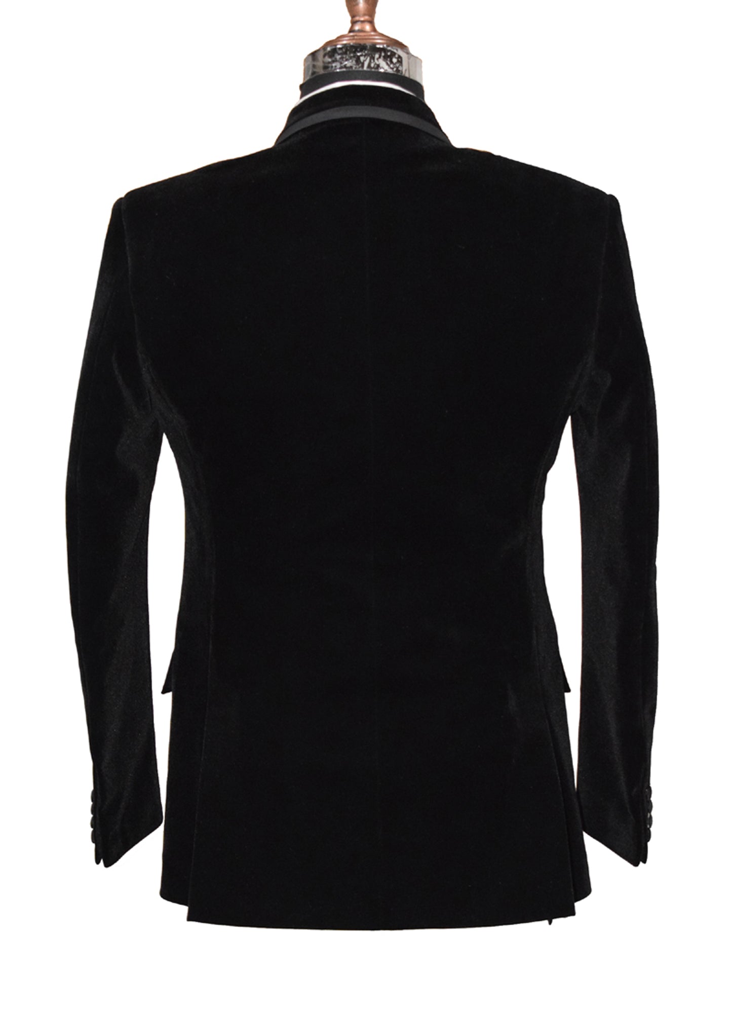 Men Black Smoking Jacket Dinner Party Wear Blazer Coat - TrendsfashionIN