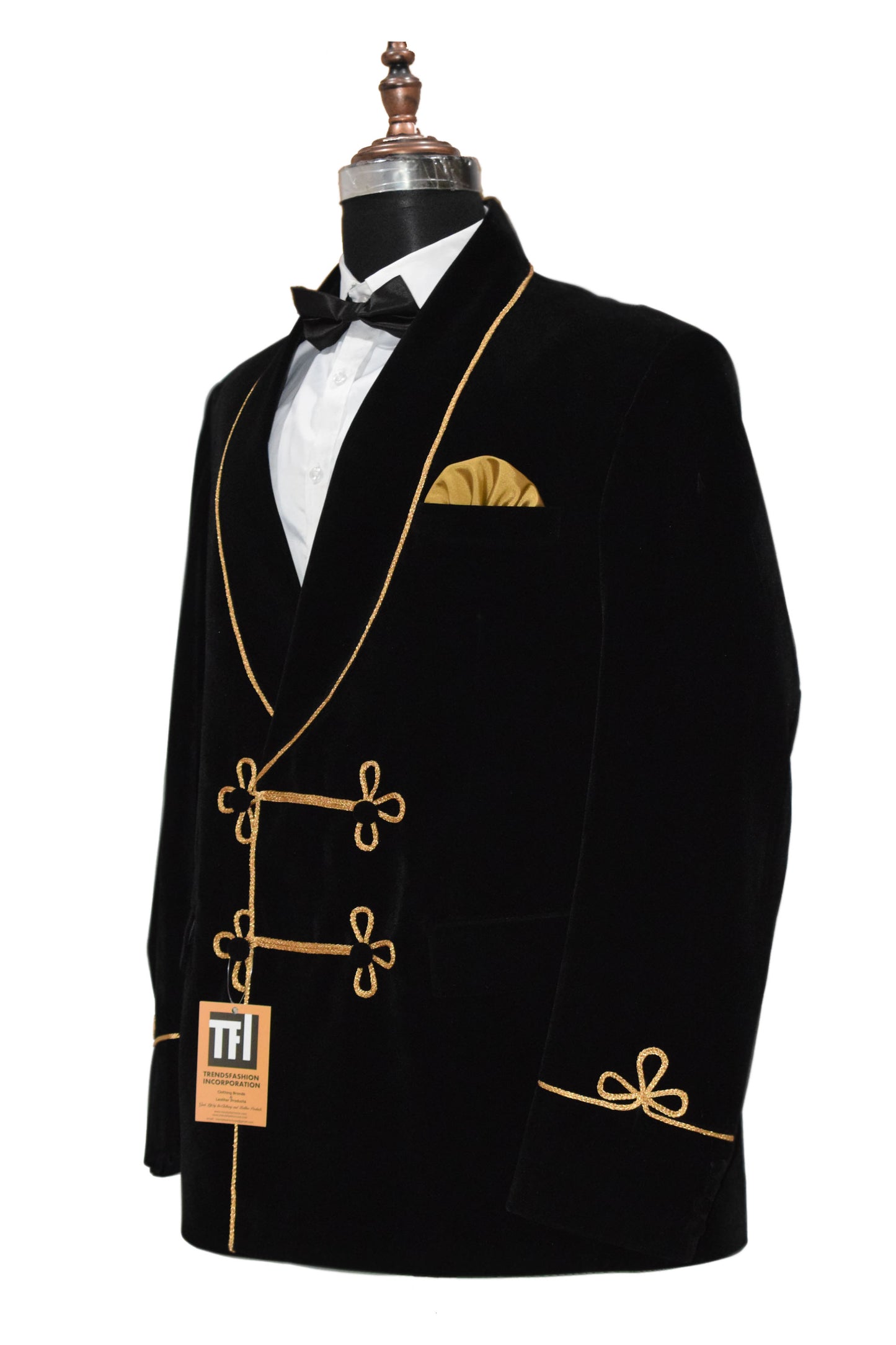 Men Black Smoking Jackets Blazer Dinner Party Wear Blazer