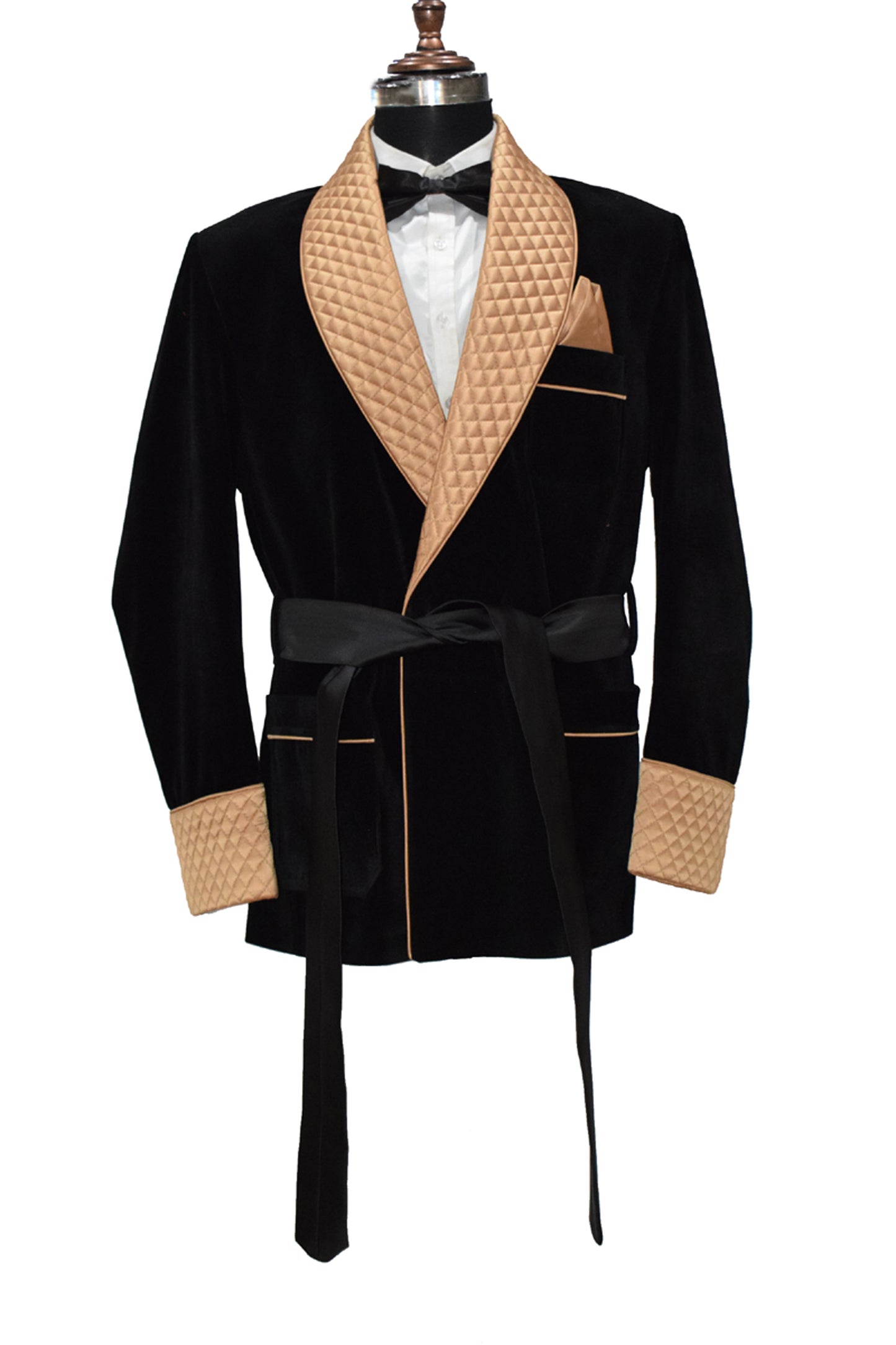 Men Black Smoking Jacket Dinner Party Wear Coats - TrendsfashionIN