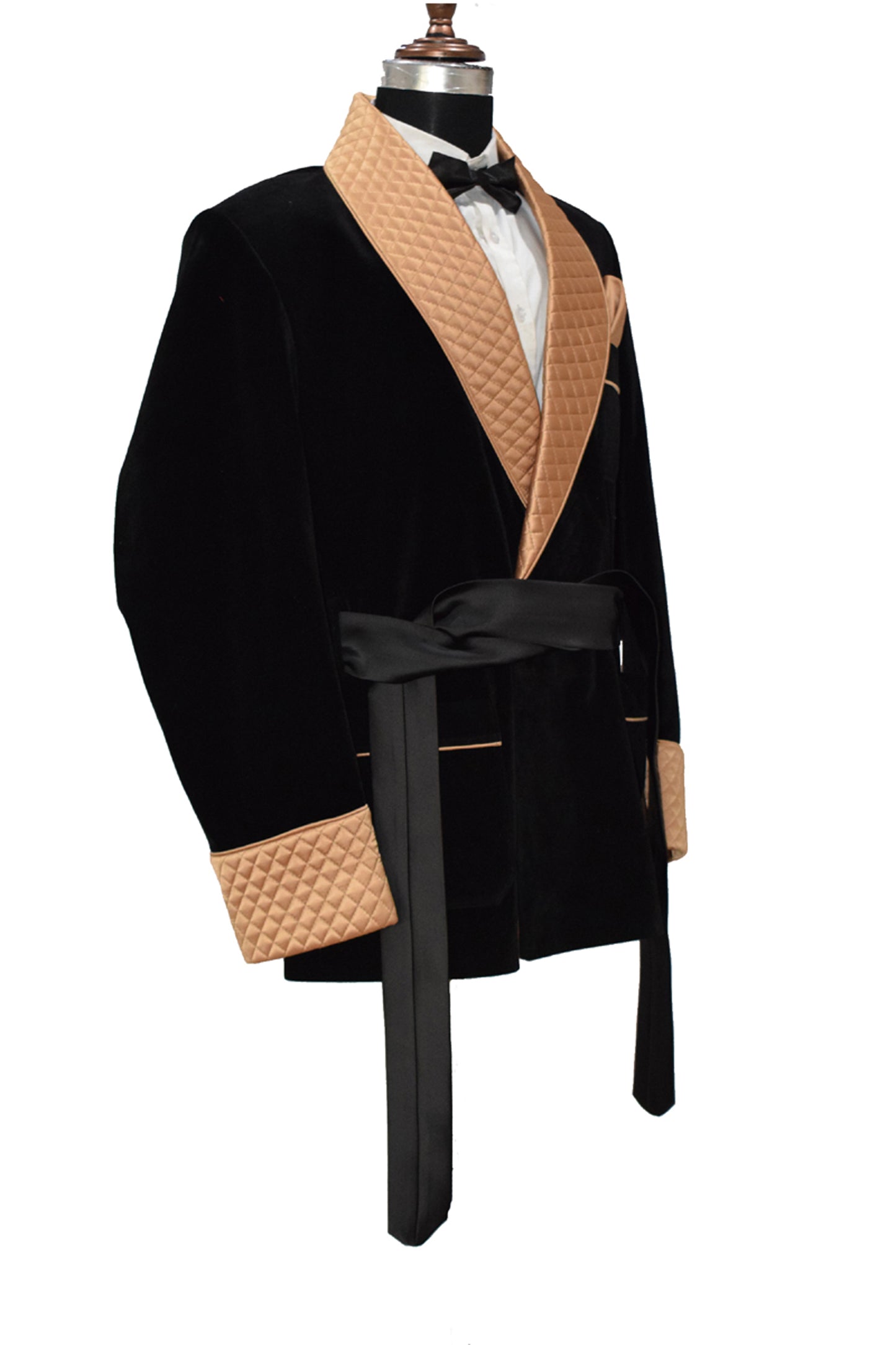 Men Black Smoking Jacket Dinner Party Wear Coats - TrendsfashionIN