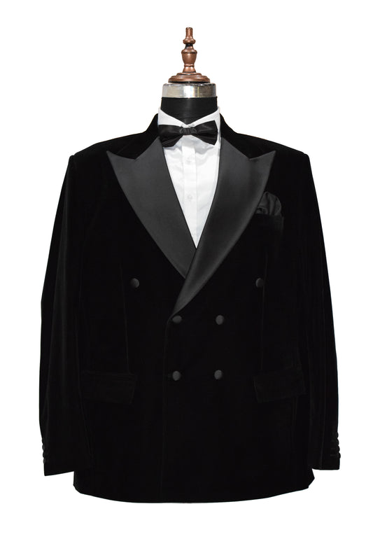 Men Black Smoking Jacket Dinner Party Wear Coats - TrendsfashionIN