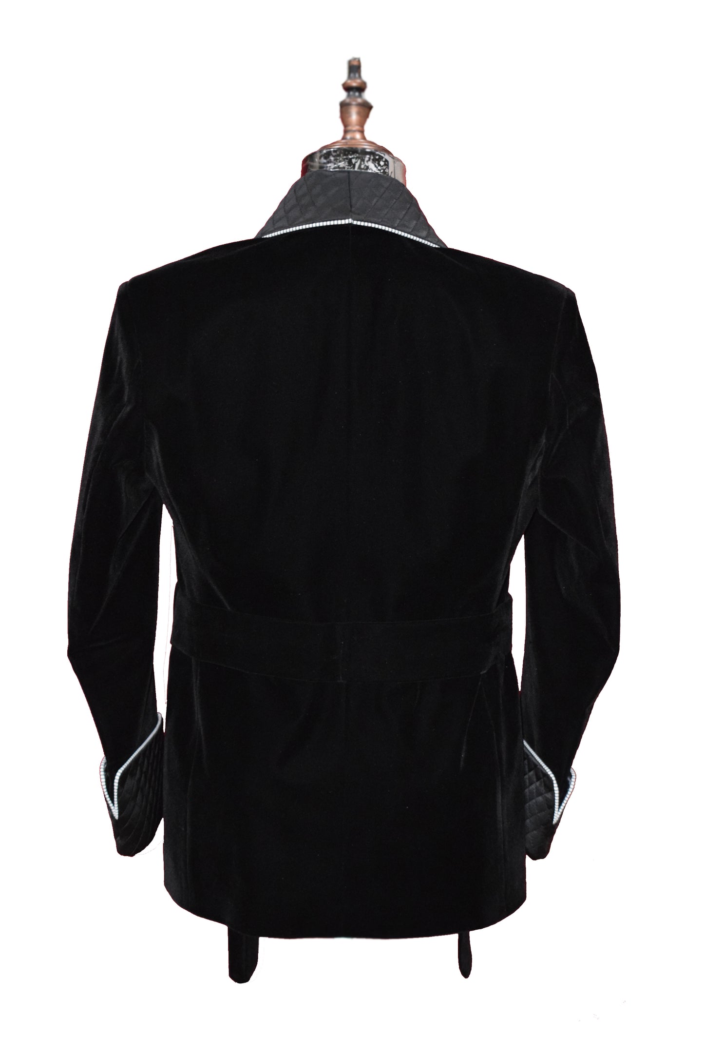 Men Black Smoking Jacket Designer Party Wear Coats - TrendsfashionIN