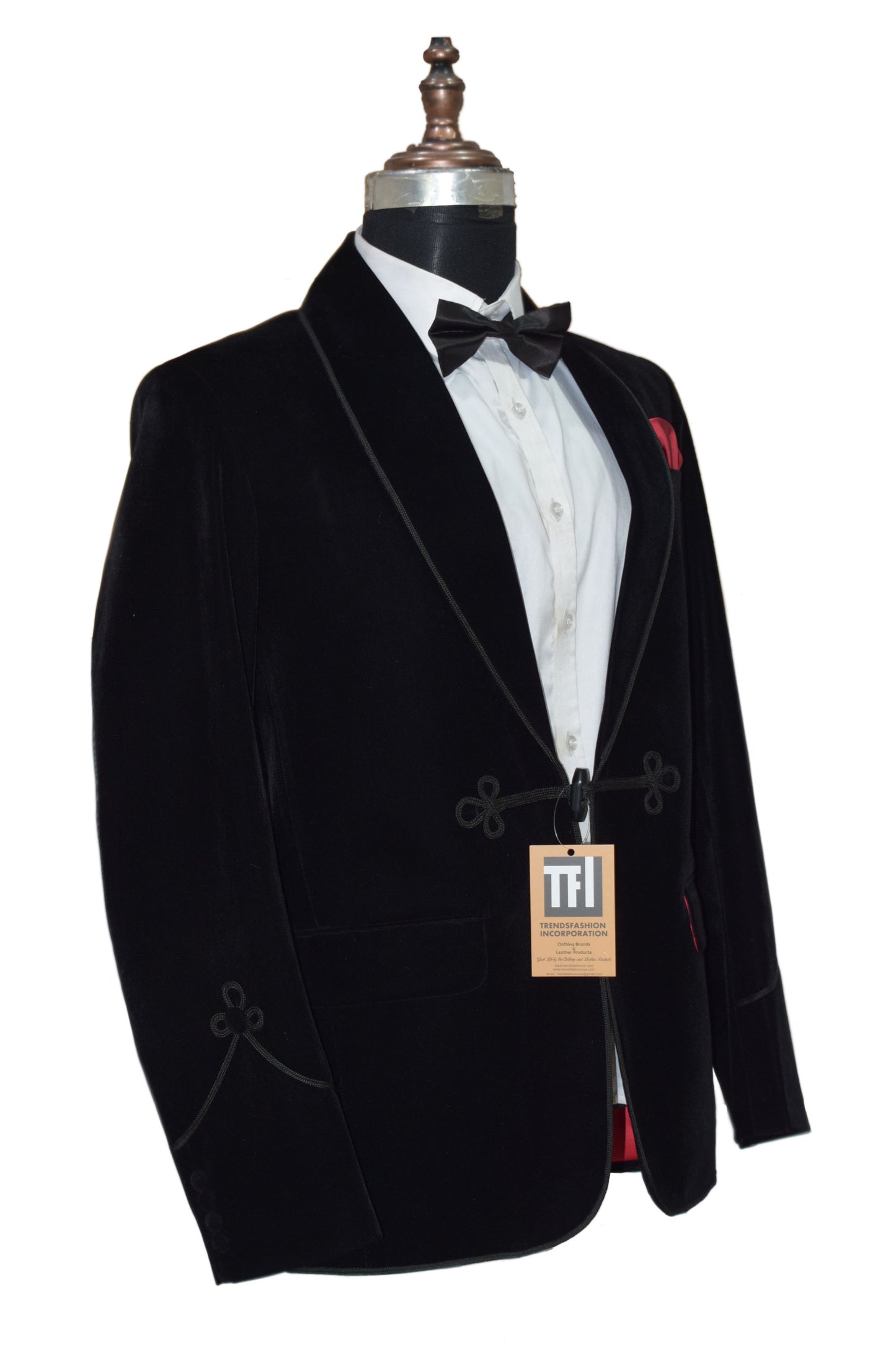 Men Black Smoking Jackets Dinner Party Wear Coats