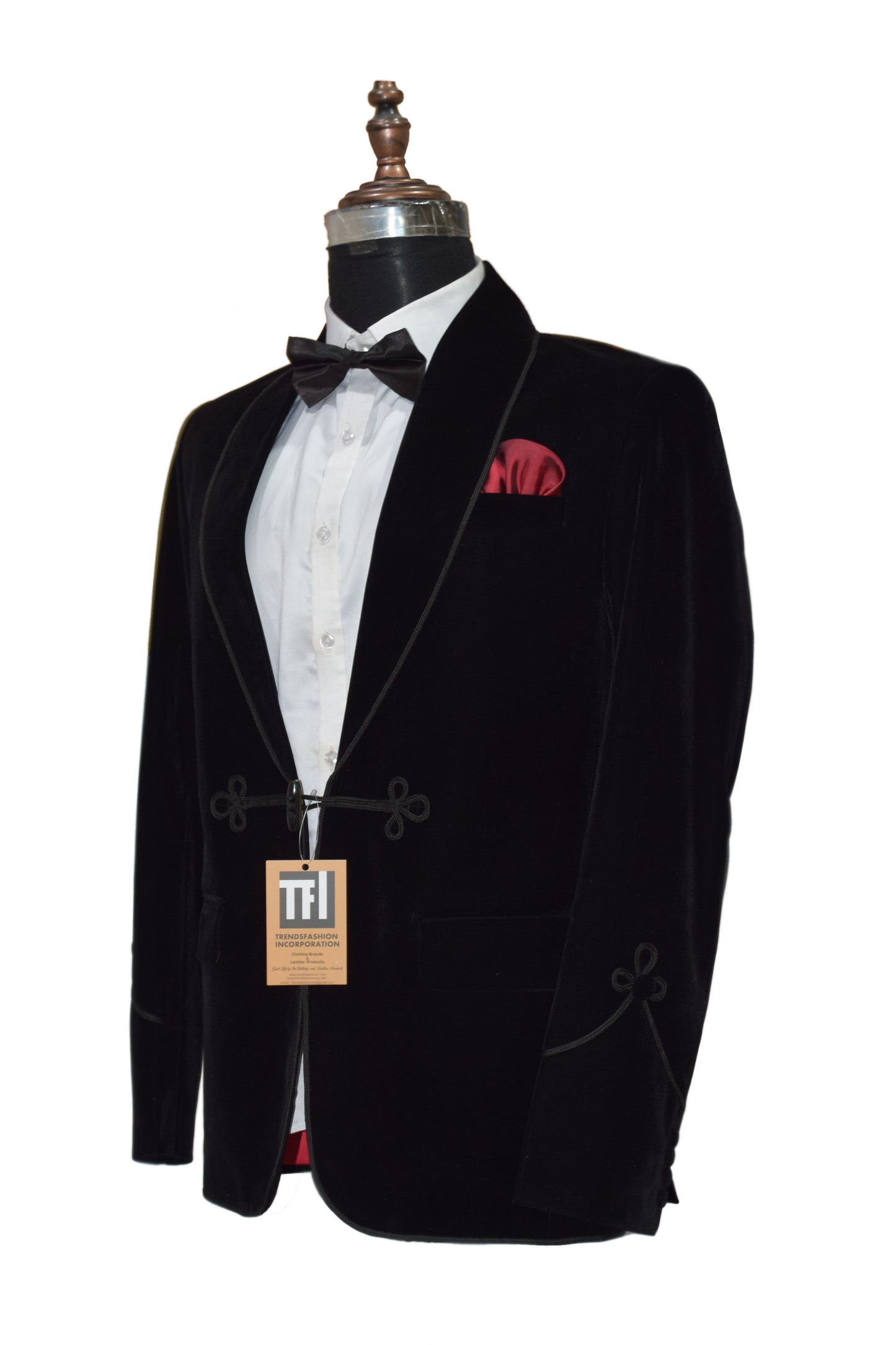 Men Black Smoking Jackets Dinner Party Wear Coats