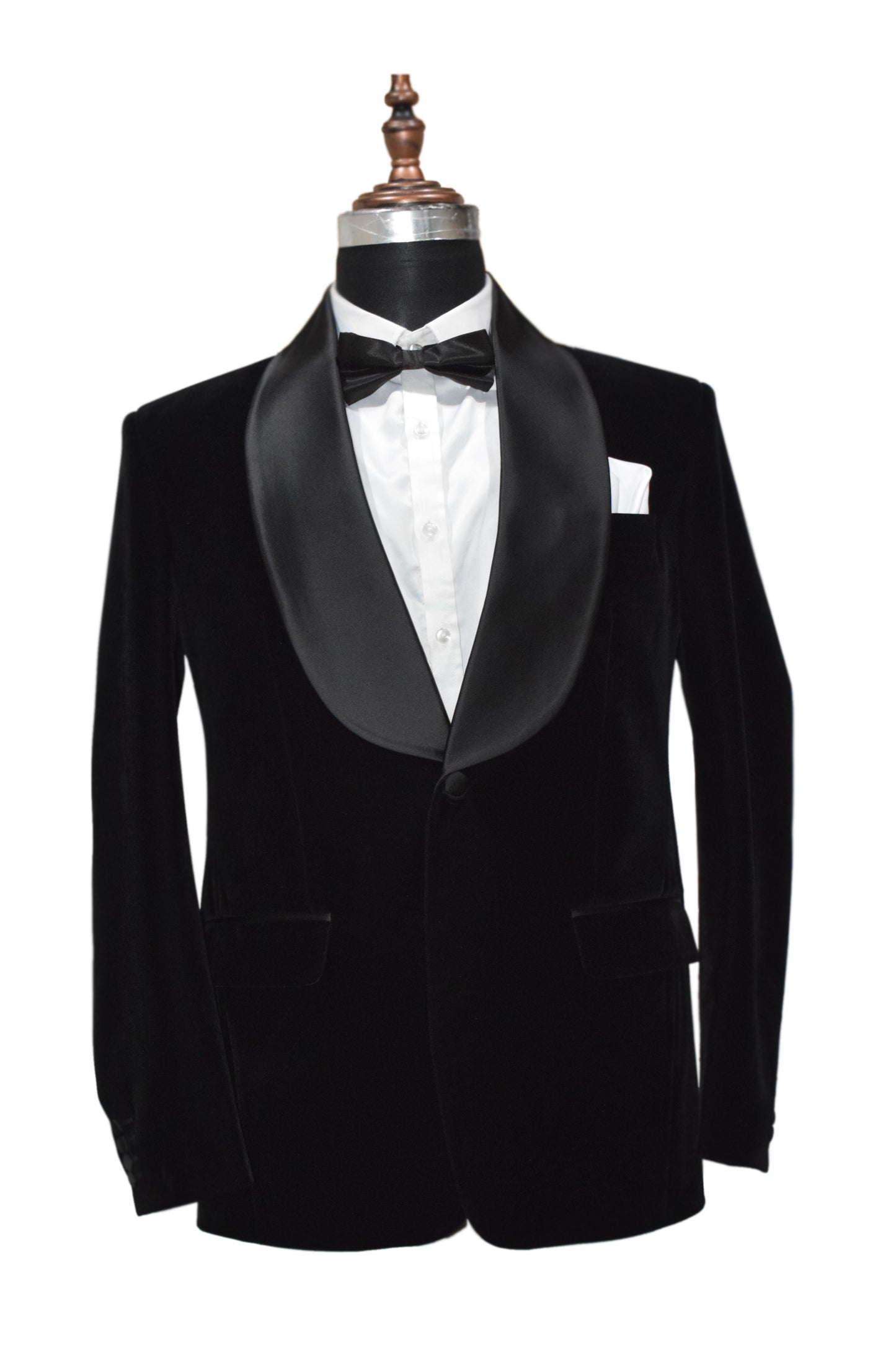 Men Black Smoking Jacket Dinner Party Wear Coats - TrendsfashionIN