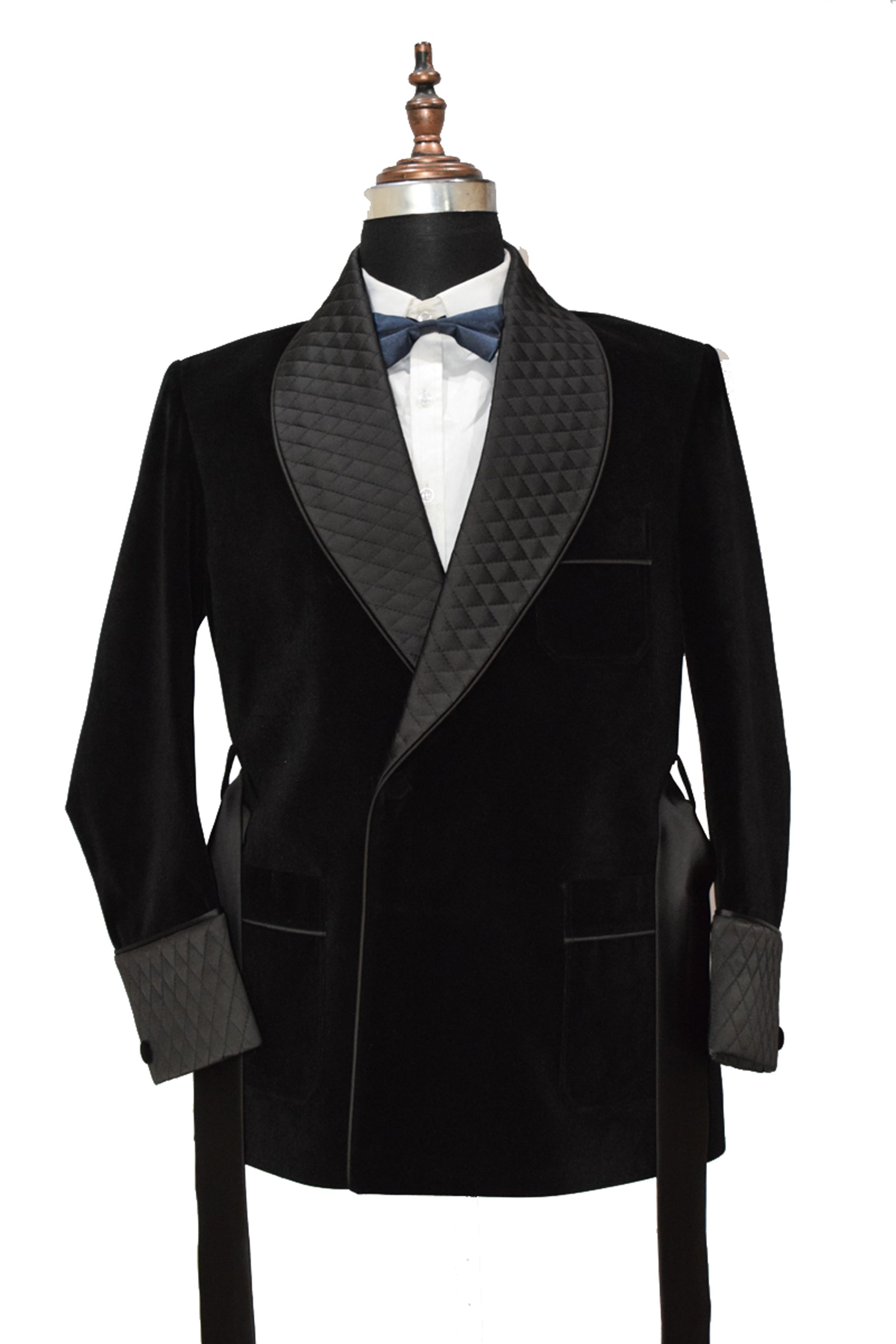 Men Black Smoking Jackets Dinner Party Wear Coats - TrendsfashionIN