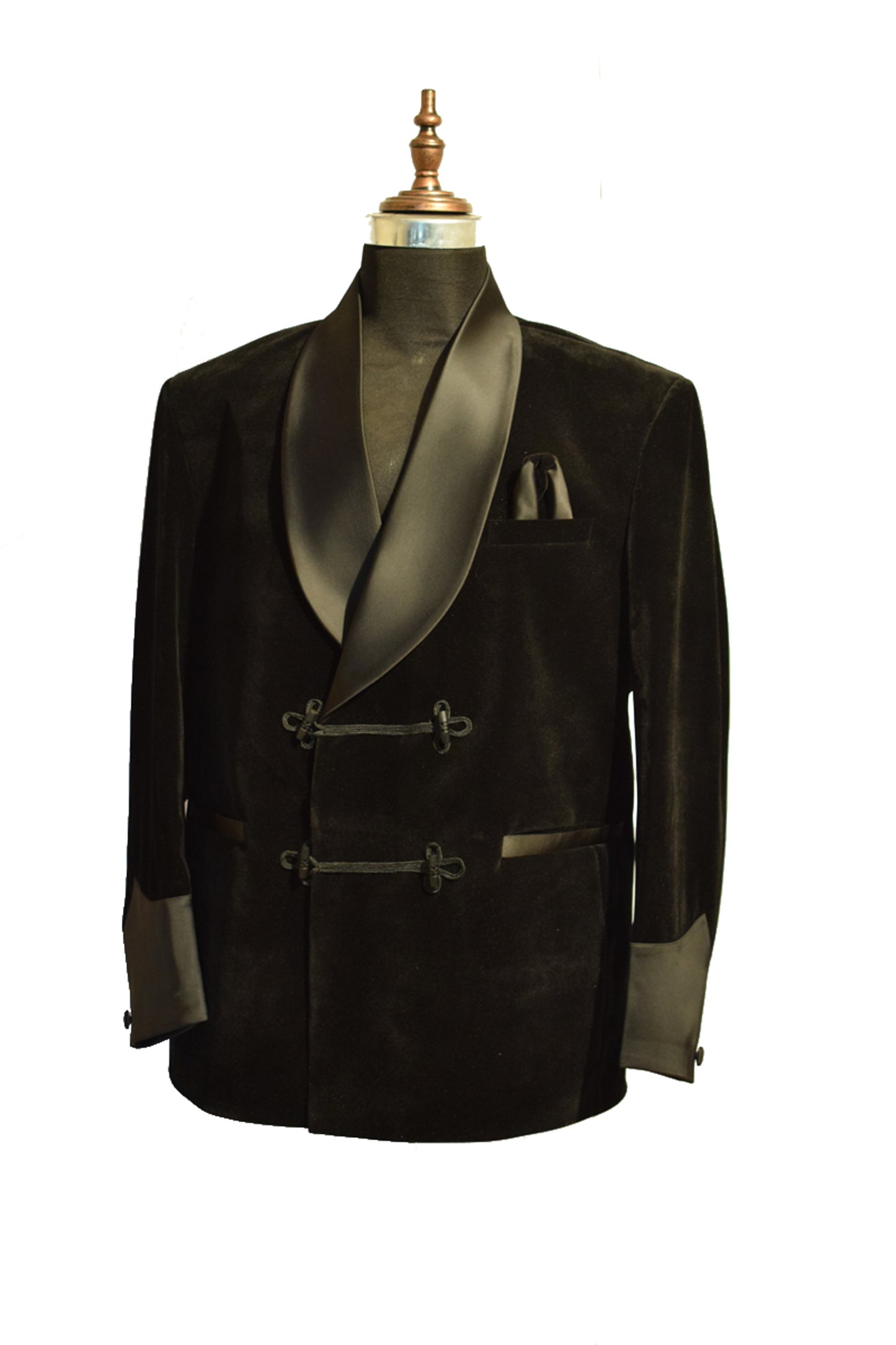 Men Black Smoking Jacket Dinner Party Wear Coat - TrendsfashionIN