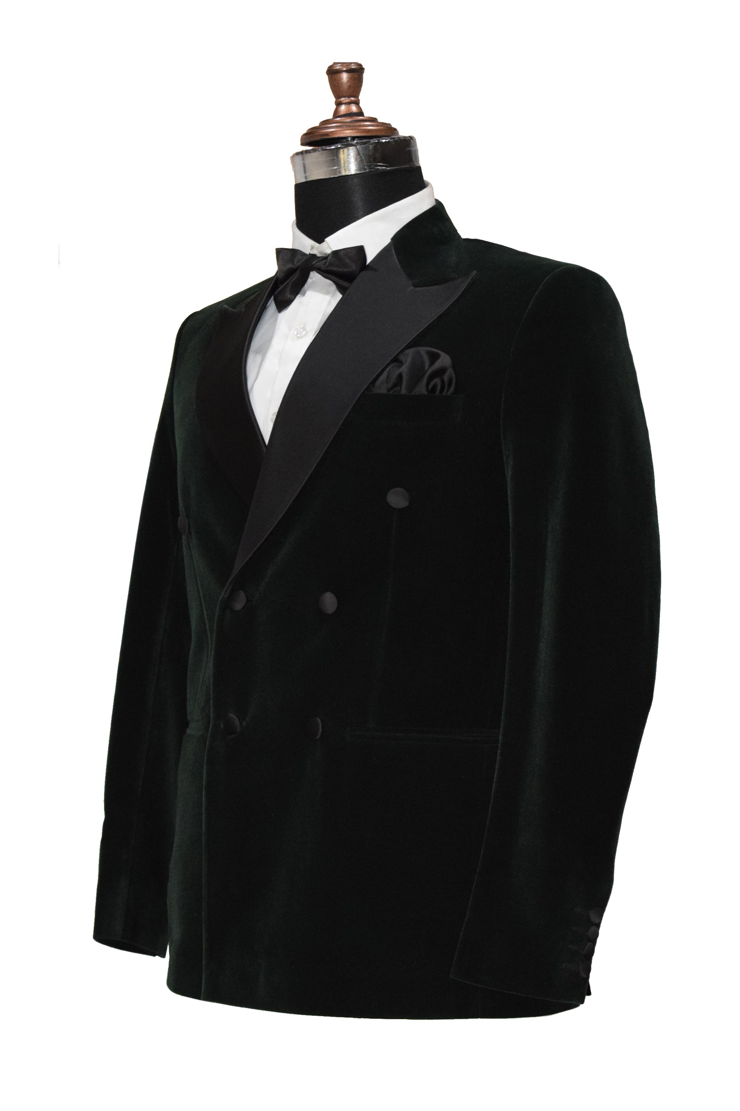 Men Green Smoking Jacket Dinner Party Wear Coats - TrendsfashionIN