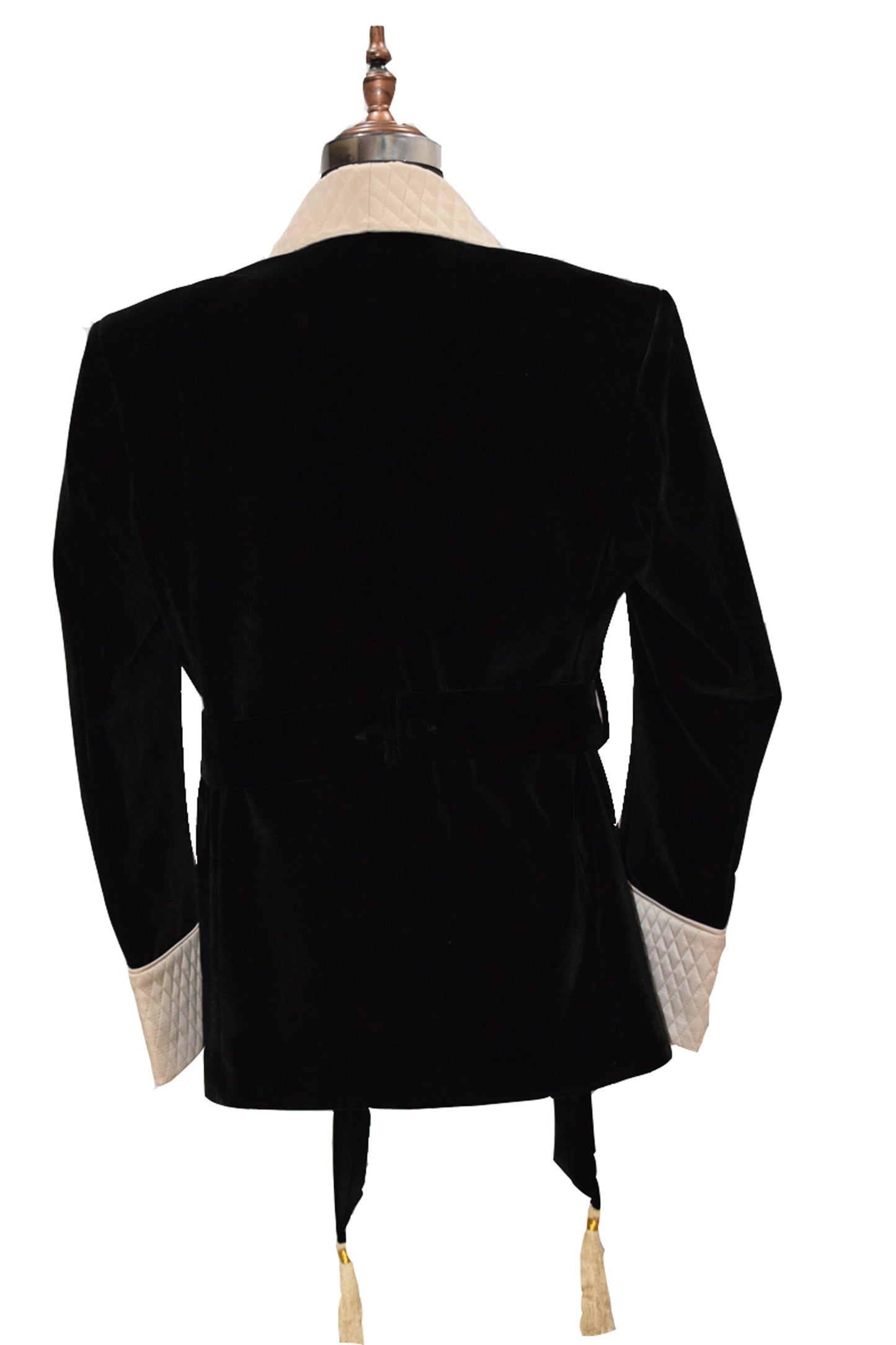 Men Black Smoking Jacket Dinner Party Wear Coat - TrendsfashionIN