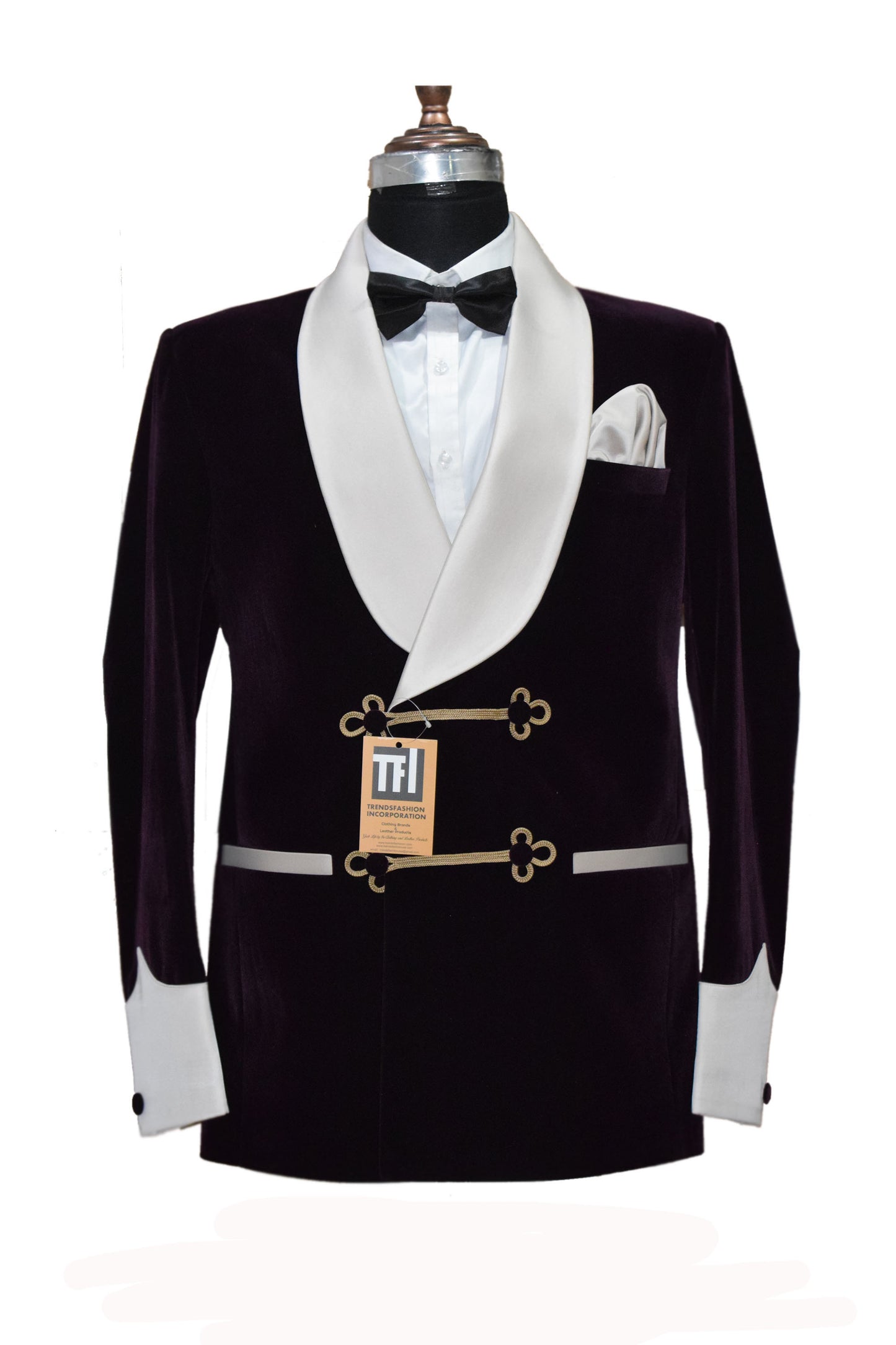 Men Purple Smoking Jacket Blazers Dinner Party Wear Blazers