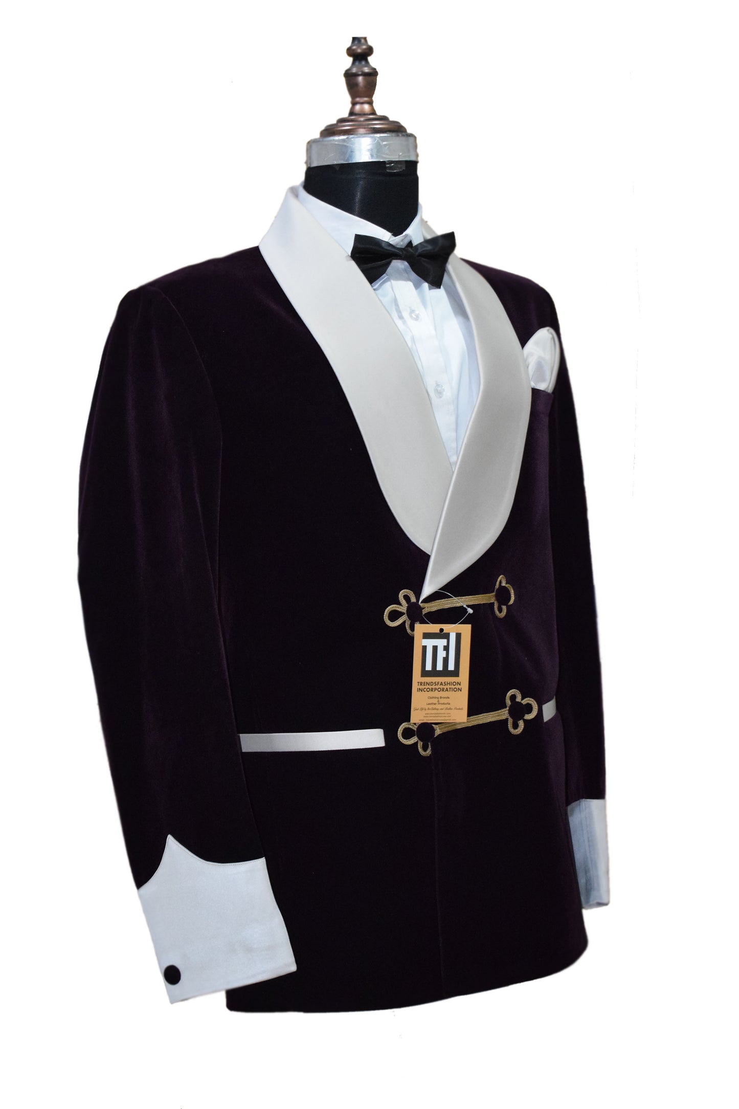 Men Purple Smoking Jacket Blazers Dinner Party Wear Blazers