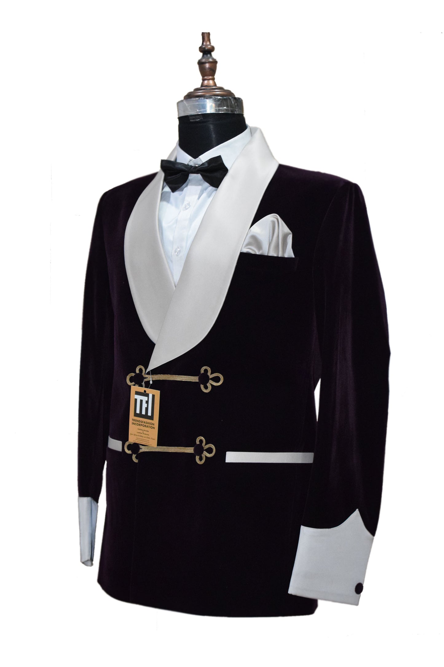 Men Purple Smoking Jacket Blazers Dinner Party Wear Blazers