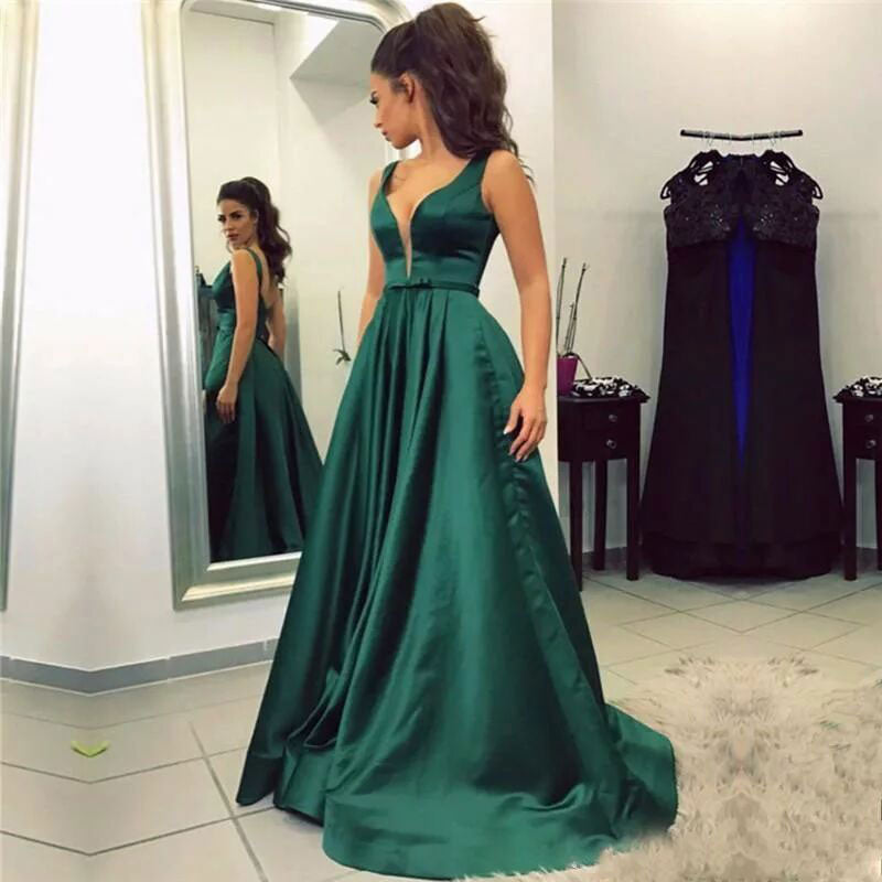 Women Evening Dress prom party Robe - TrendsfashionIN