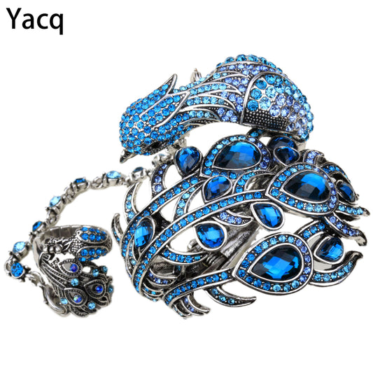 Peacock Bangle Bracelet Women Jewelry - TrendsfashionIN