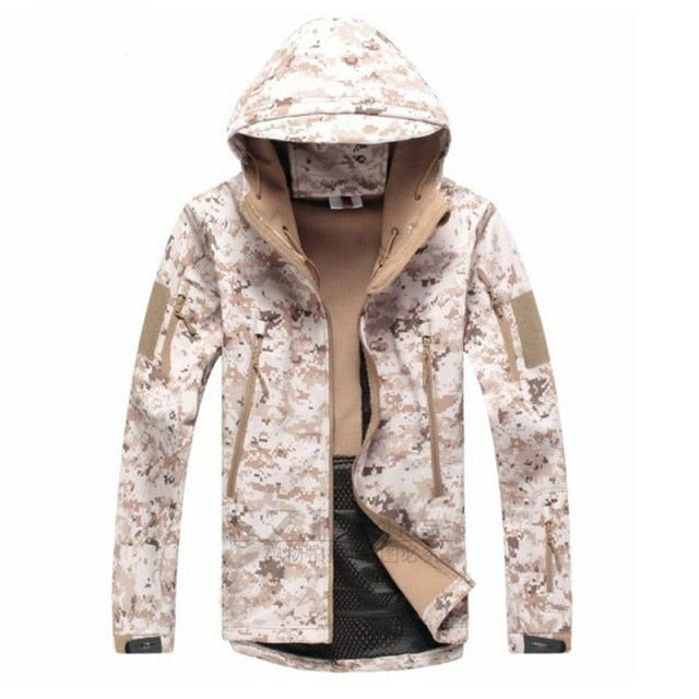 Men Army Camouflage Winter Waterproof Jacket - TrendsfashionIN