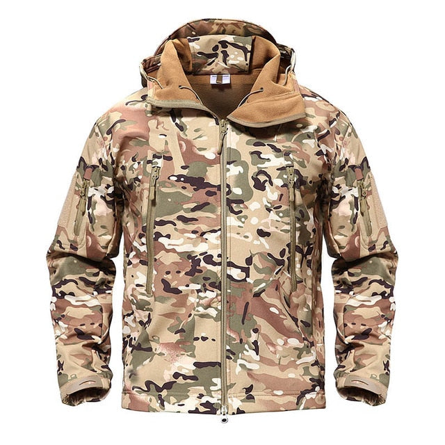 Men Army Camouflage Winter Waterproof Jacket - TrendsfashionIN